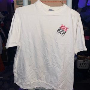 Mens XL Vintage Rock Shox Racing Hanes Beefy T Shirt